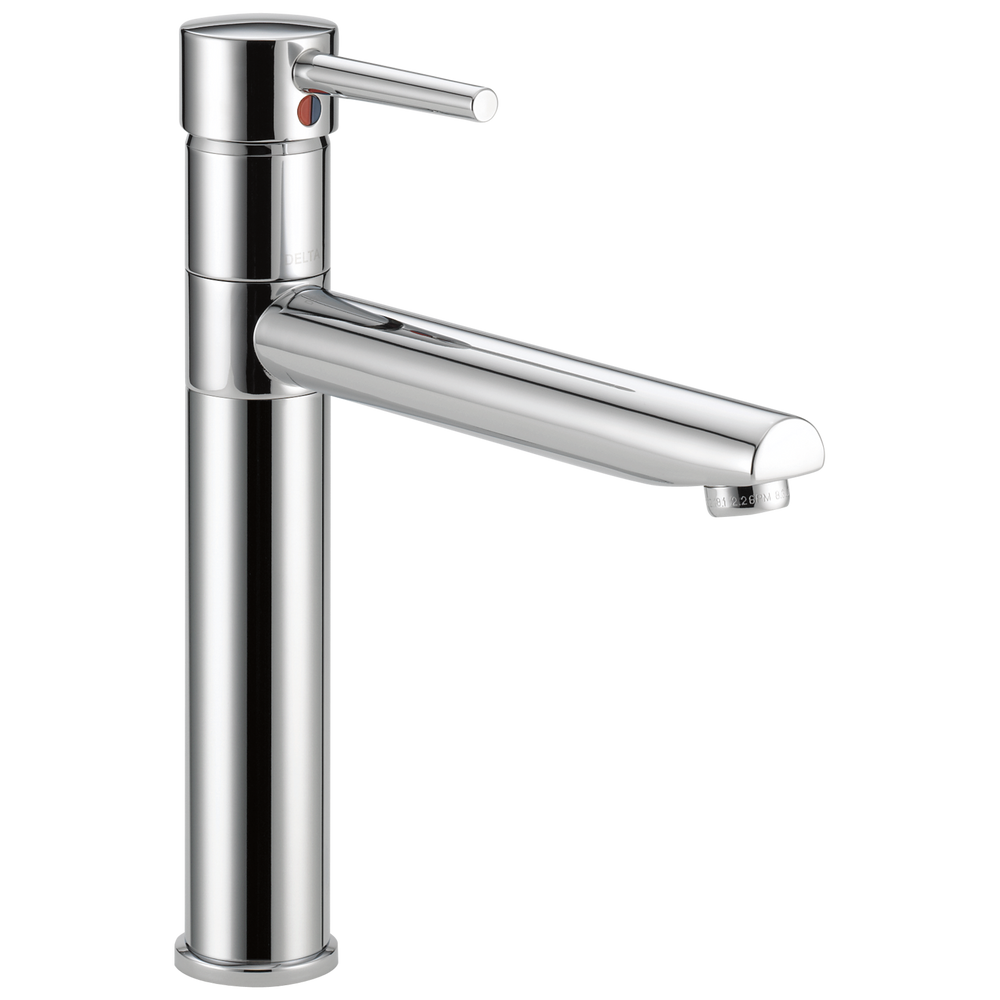 Delta Trinsic: Single Handle Kitchen Faucet - / Curve w/o Tab - D6 / Standard