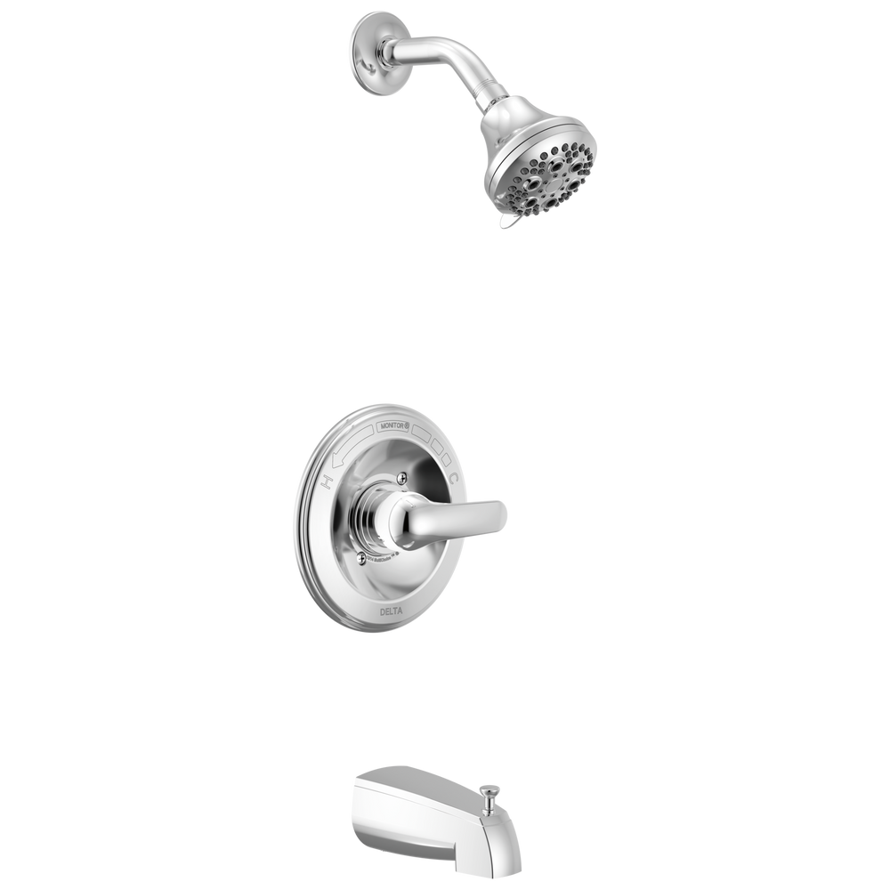 Tub/Shower Rough & Trim 1L 13S Slatwall Display - / TS12 / Handle Accent / TS12