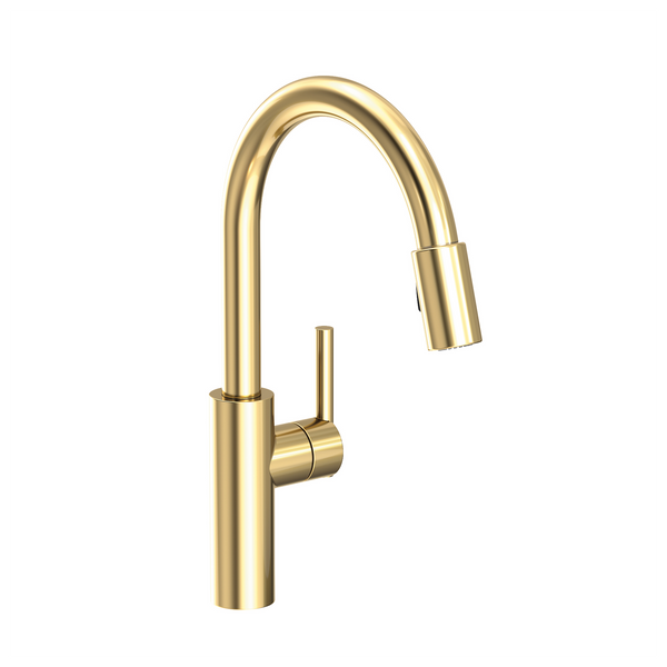 Newport Brass East Linear: Pull-Down Kitchen Faucet