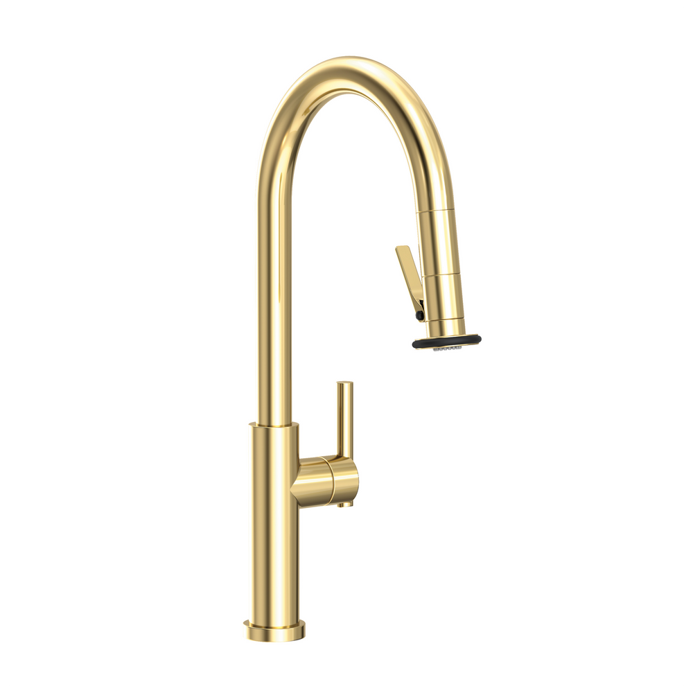 Newport Brass East Linear: Pull-Down Kitchen Faucet - Trigger Spray