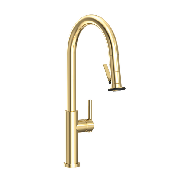 Newport Brass East Linear: Pull-Down Kitchen Faucet - Trigger Spray