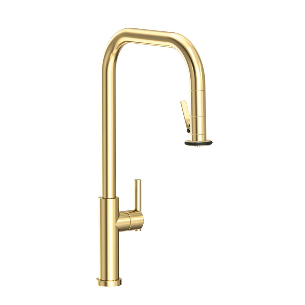 Newport Brass East Linear: Pull-Down Kitchen Faucet - Trigger Spray