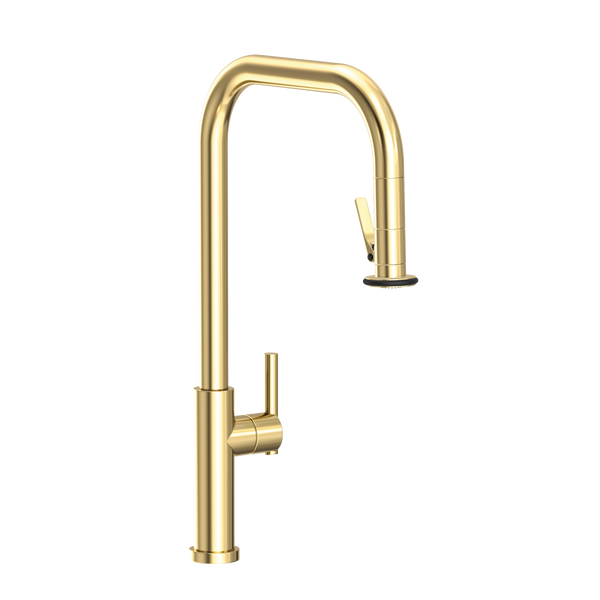 Newport Brass East Linear: Pull-Down Kitchen Faucet - Trigger Spray