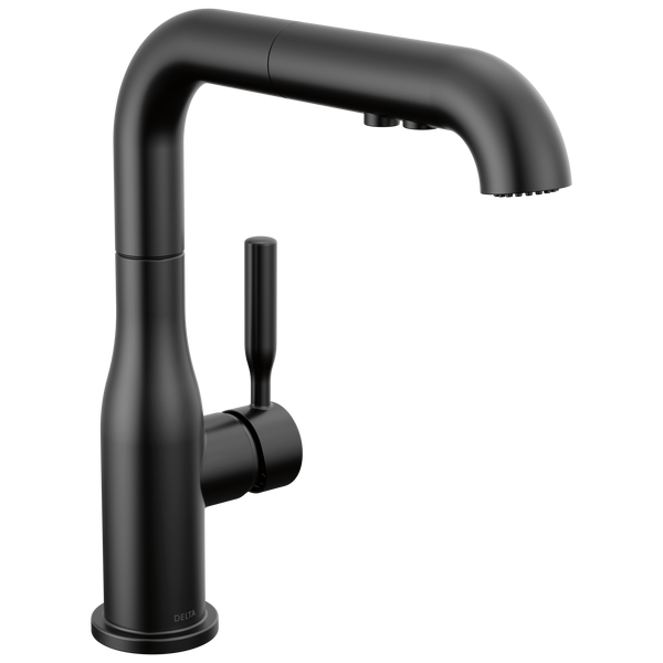 Delta Almari: Single Handle Pull-Out Kitchen Faucet - / Curve w/o Tab - D6 / Standard