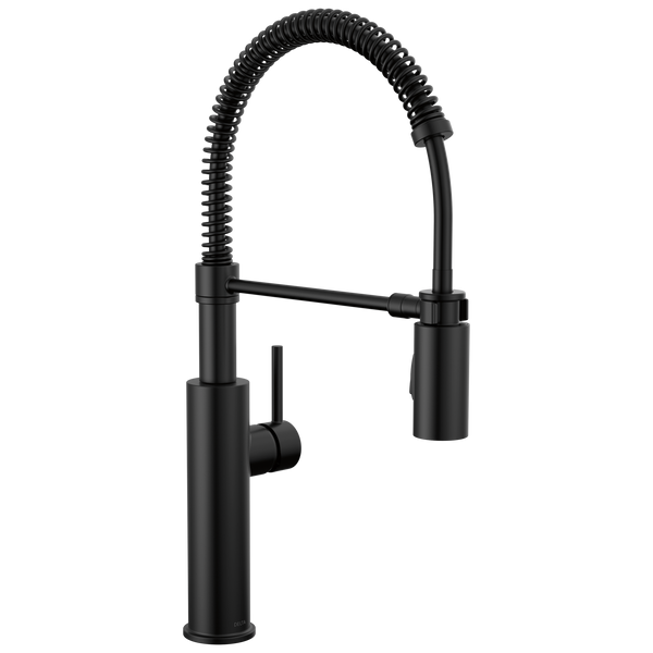 Delta Antoni: Single-Handle Pull-Down Spring Kitchen Faucet - / Curve w/o Tab - D6 / Sta