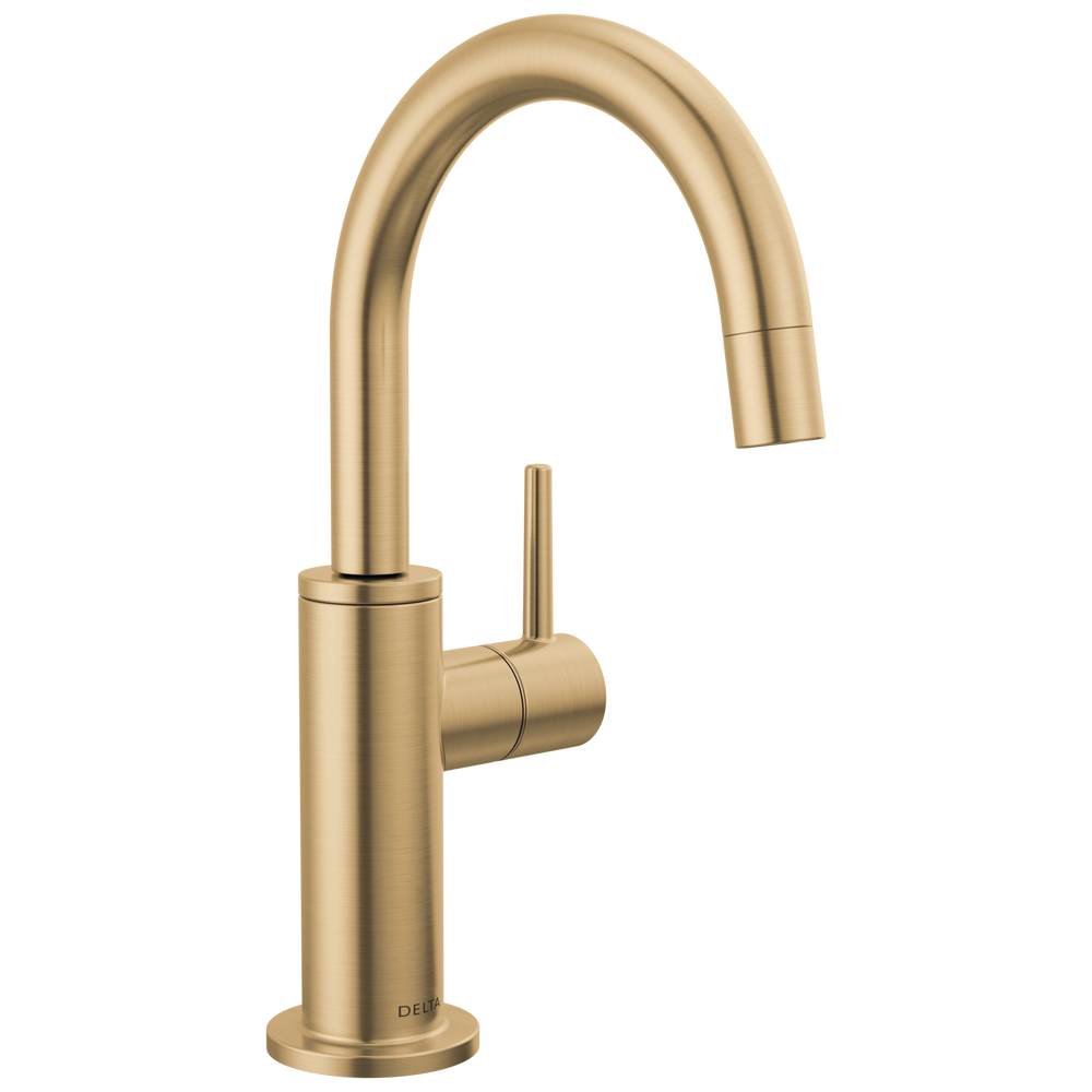 Delta Other: Contemporary Round Beverage Faucet - / Curve w/o Tab - D6 / Standard