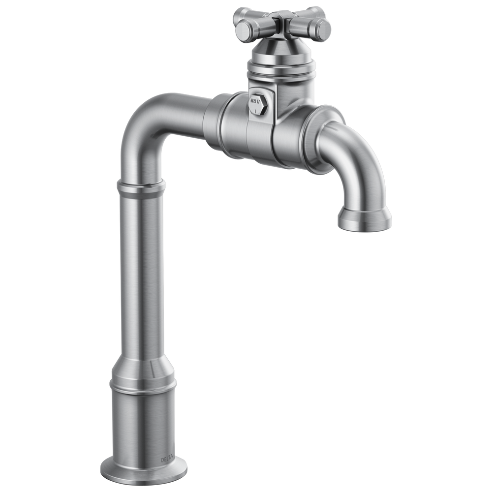 Delta Broderick: True Bar Kitchen Faucet - / Curve w/o Tab - D6 / Standard