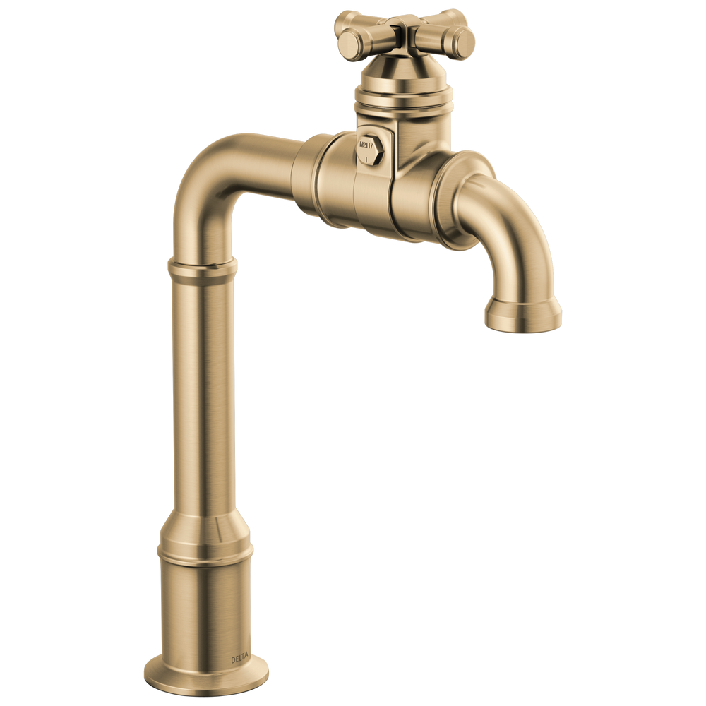 Delta Broderick: True Bar Kitchen Faucet - / Curve w/o Tab - D6 / Standard