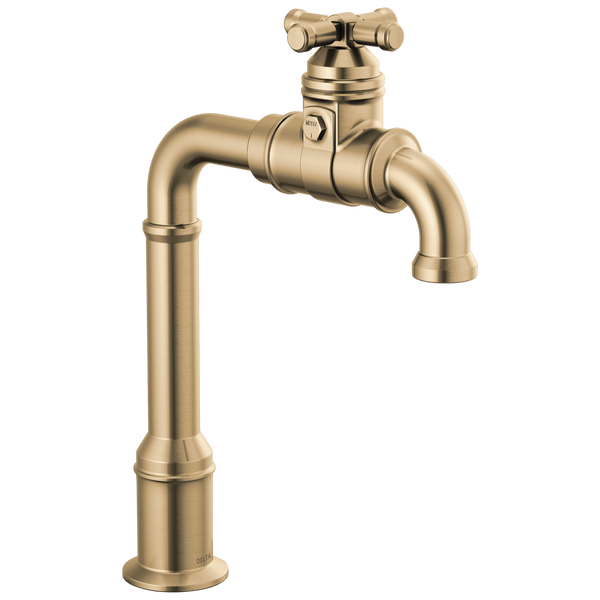 Delta Broderick: True Bar Kitchen Faucet - / Curve w/o Tab - D6 / Standard