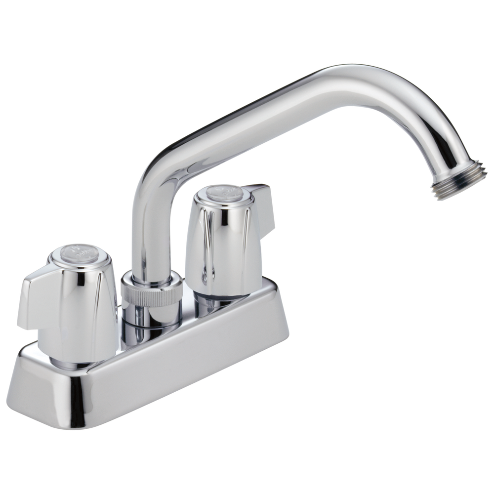 Delta Classic: Two Handle Laundry Faucet - / Curve w/o Tab - D6 / Standard