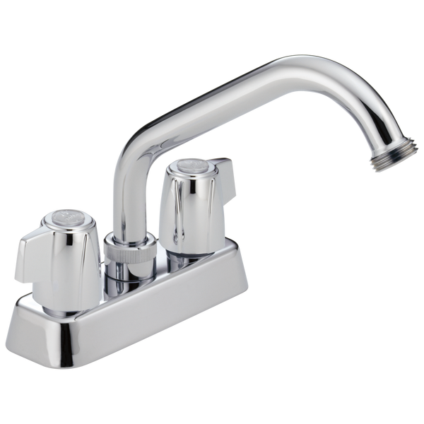 Delta Classic: Two Handle Laundry Faucet - / Curve w/o Tab - D6 / Standard