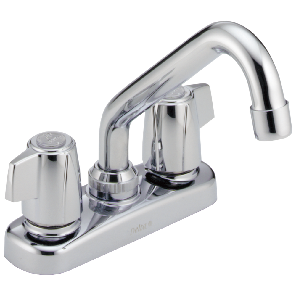 Delta Classic: Two Handle Laundry Faucet - / Curve w/o Tab - D6 / Standard