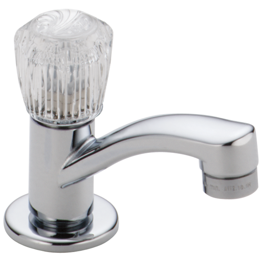 Delta Classic: Single Handle Basin Faucet - / Curve w/o Tab - D6 / Standard