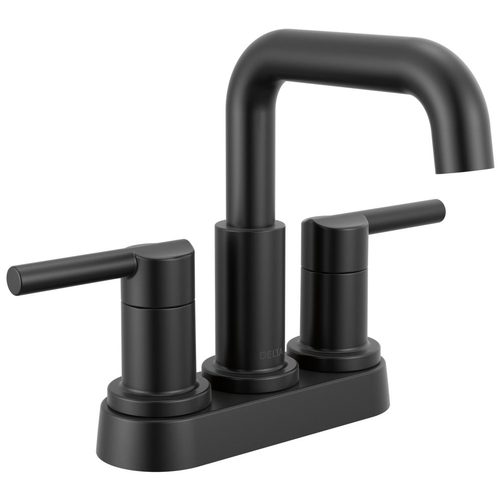 Delta Nicoli: Two Handle Centerset Bathroom Faucet - / Curve w/o Tab - D6 / Standard