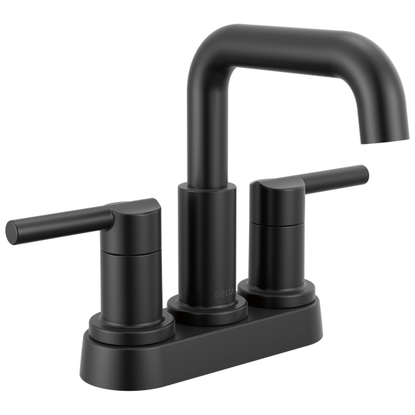 Delta Nicoli: Two Handle Centerset Bathroom Faucet - / Curve w/o Tab - D6 / Standard
