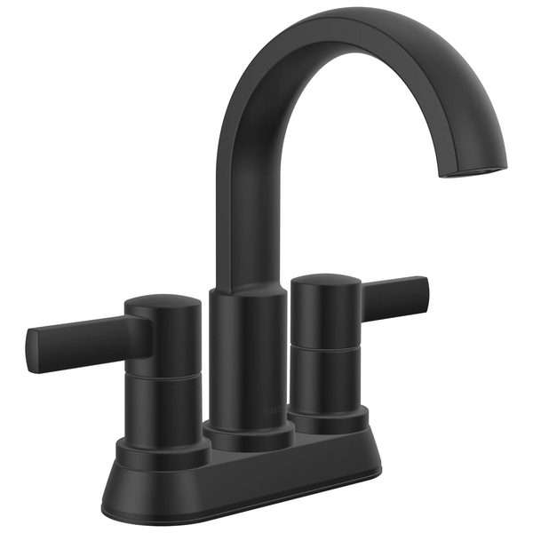 Delta Albion : Two Handle Centerset Bathroom Faucet - / Curve w/o Tab - D6 / Standard