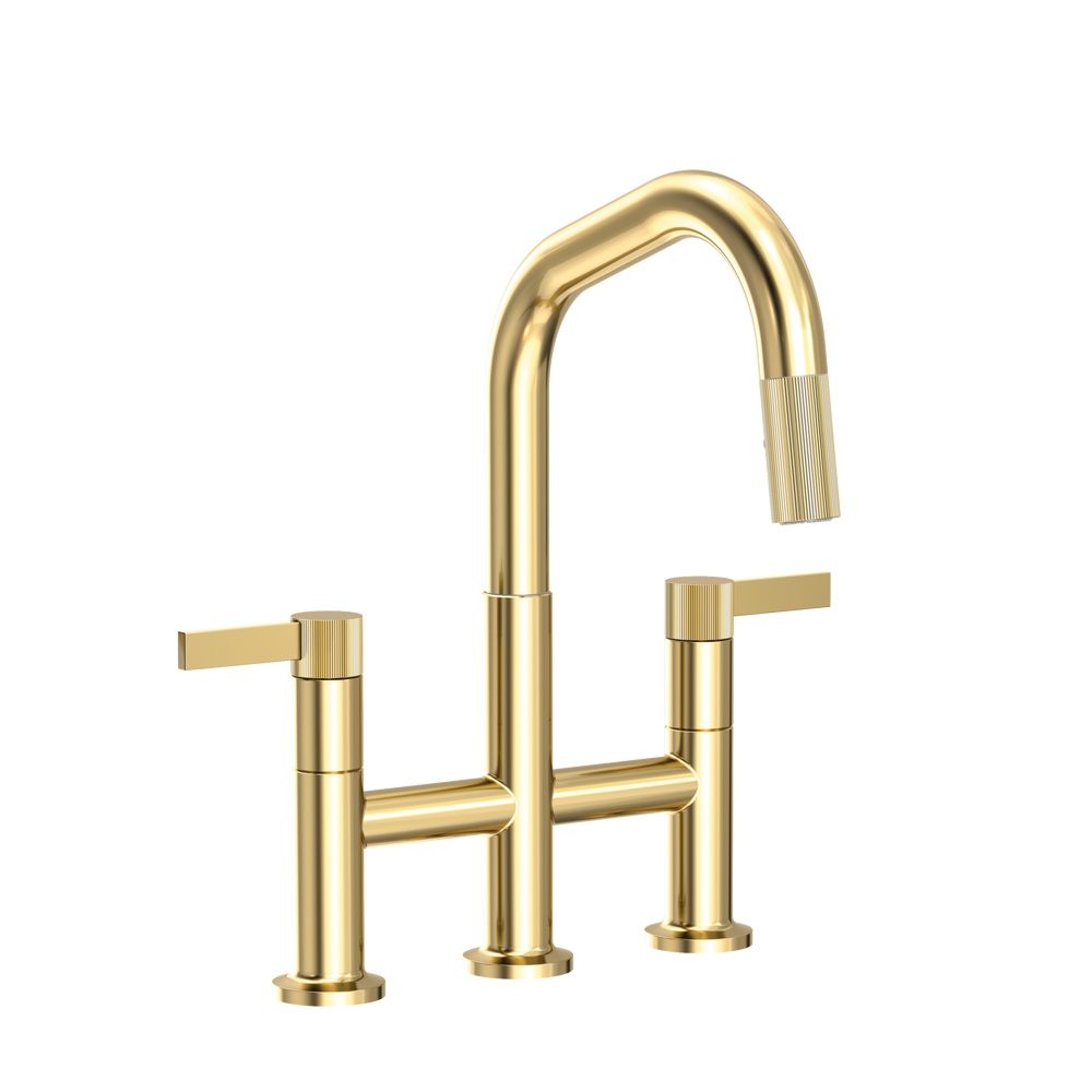 Newport Brass Pardees: Kitchen Bridge Pull-Down Faucet