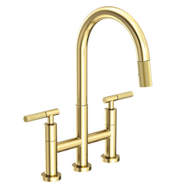 Newport Brass Muncy: Kitchen Bridge Pull-Down Faucet