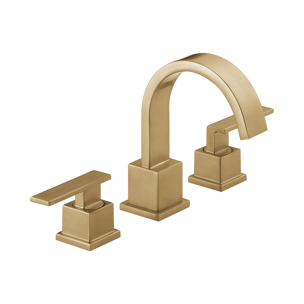 Delta Vero: Two Handle Widespread Bathroom Faucet - / Curve w/o Tab - D11 / Standar
