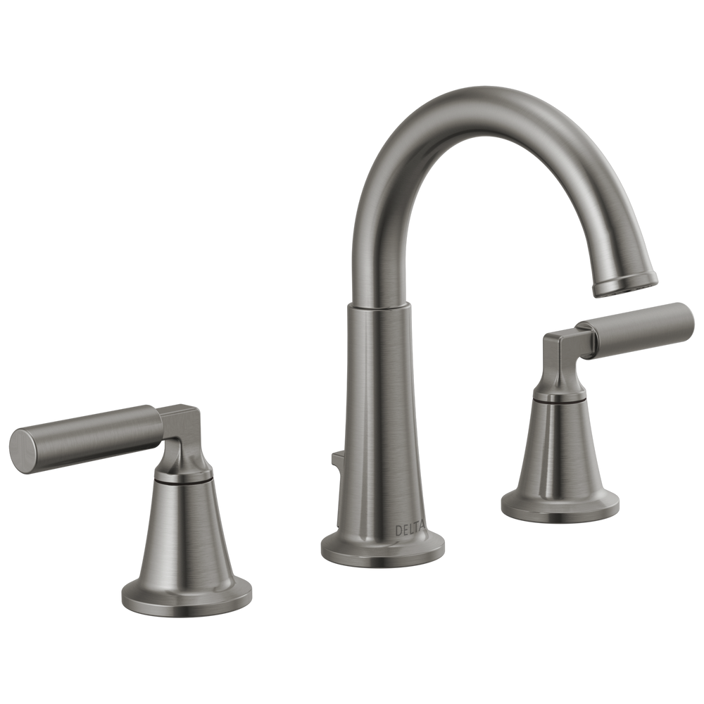 Widespread Bathroom Faucet 2L Delta Curve Optional Tab Display - / Rectangle w/ Delt