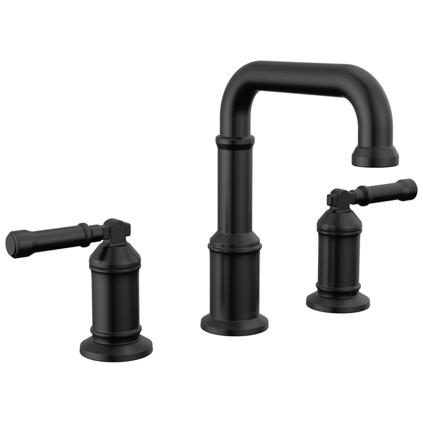 Delta Broderick: Two Handle Widespread Bathroom Faucet - / Curve w/o Tab - D11 / Standar