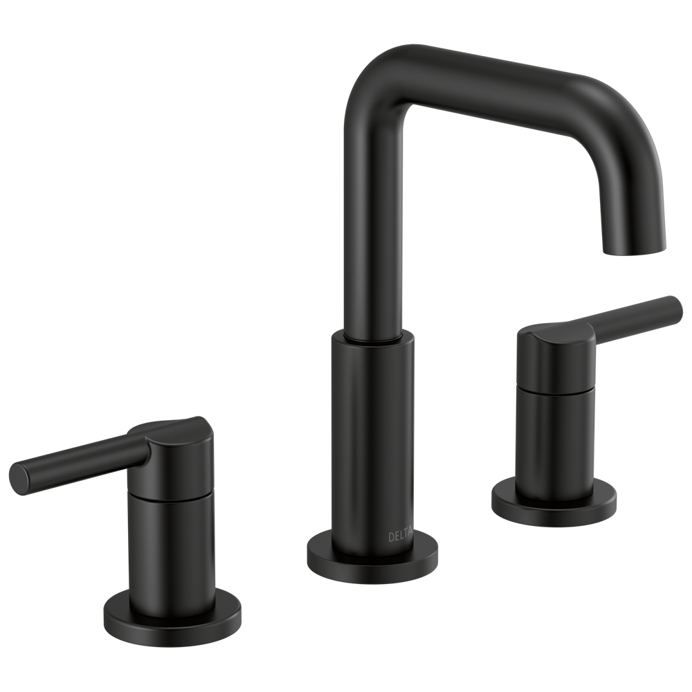 Delta Nicoli: Two Handle Widespread Bathroom Faucet - / Curve w/o Tab - D11 / Standard