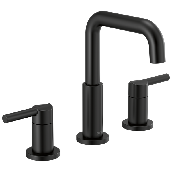 Delta Nicoli: Two Handle Widespread Bathroom Faucet - / Curve w/o Tab - D11 / Standard