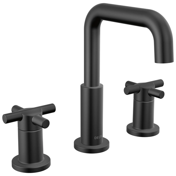 Delta Nicoli: Two Handle Widespread Bathroom Faucet - / Curve w/o Tab - D11 / Standard