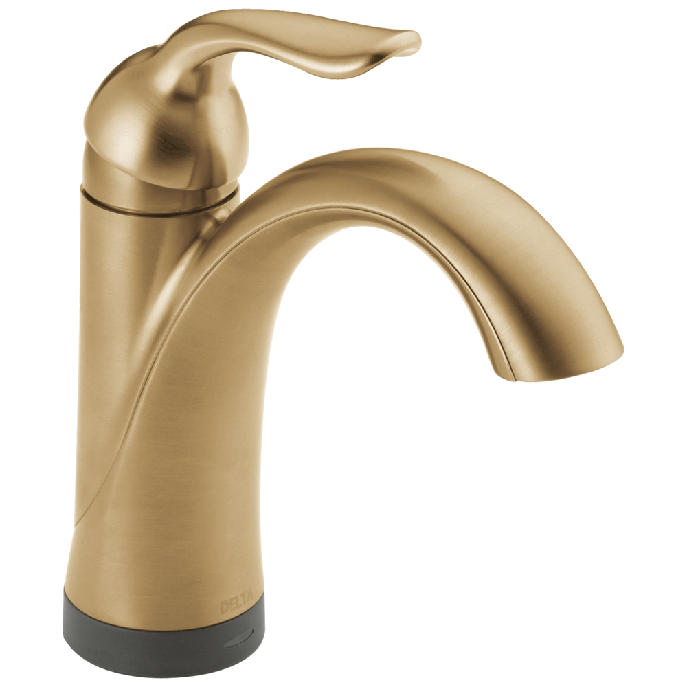 Delta Lahara: Touch2O Bathroom Faucet with Touchless Technology - / Curve w/o Tab -