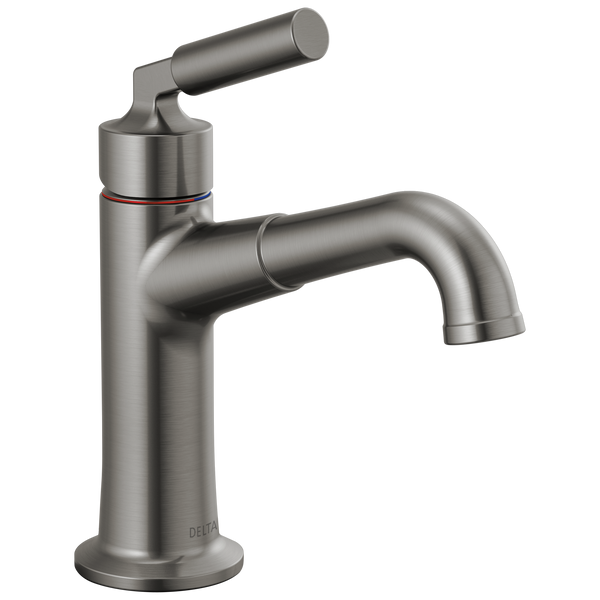 Bowery Single Hole Curved no Tab Display - / Curve w/o Tab - D6 / Metal Pop-Up Drain