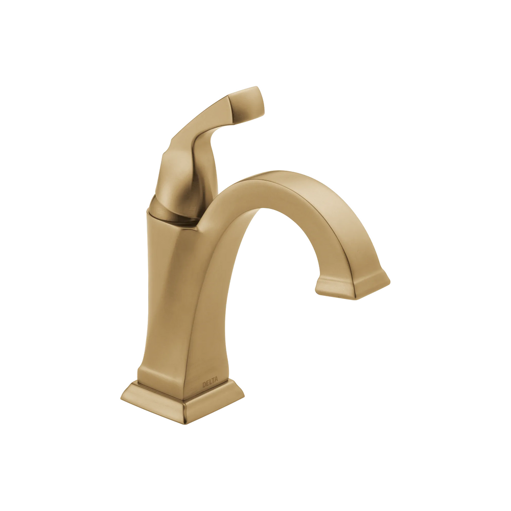 Delta Dryden: Single Handle Bathroom Faucet - / Curve w/o Tab - D6 / Standard