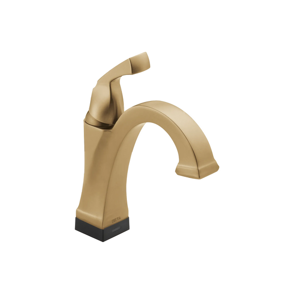 Delta Dryden: Touch2O Bathroom Faucet with Touchless Technology - / Curve w/o Tab -