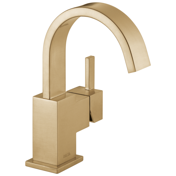 Delta Vero: Single Handle Bathroom Faucet - / Curve w/o Tab - D6 / Standard