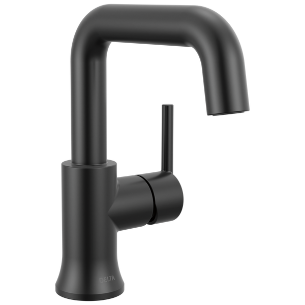 Delta Trinsic: Single Handle Bathroom Faucet - / Curve w/o Tab - D6 / Standard