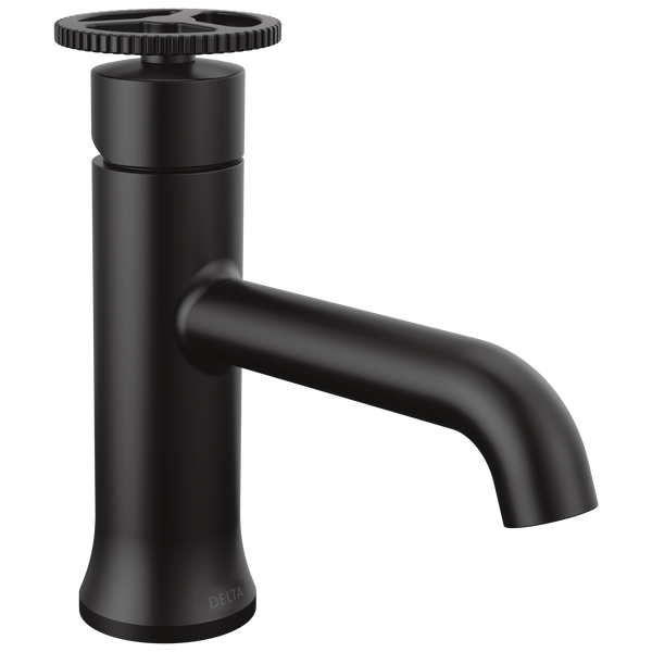Delta Trinsic: Single Handle Bathroom Faucet - / Curve w/o Tab - D6 / Less Pop-Up Drain