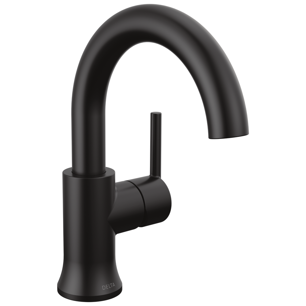 Delta Trinsic: Single Handle Bathroom Faucet - / Curve w/o Tab - D6 / Standard