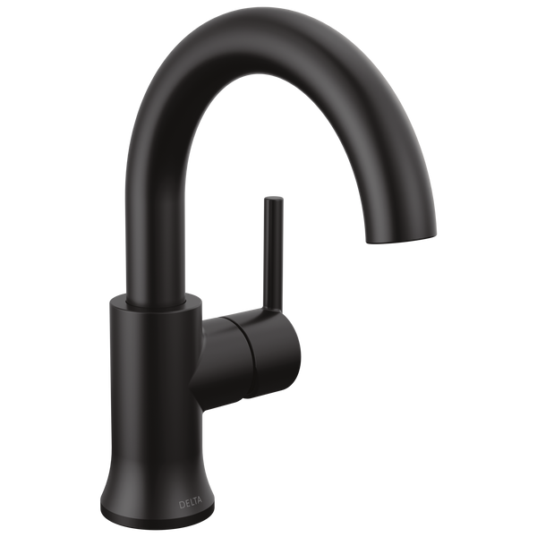 Delta Trinsic: Single Handle Bathroom Faucet - / Curve w/o Tab - D6 / Standard
