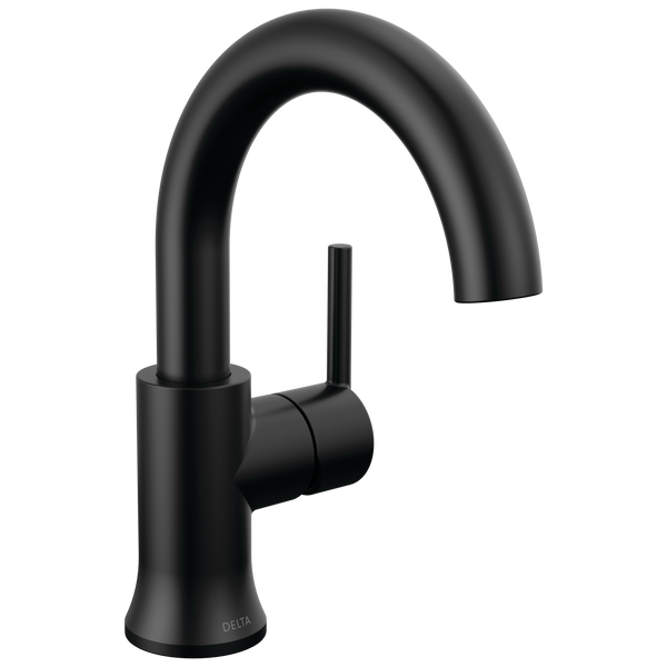 Delta Trinsic: Single Handle Bathroom Faucet - / Curve w/o Tab - D6 / Standard