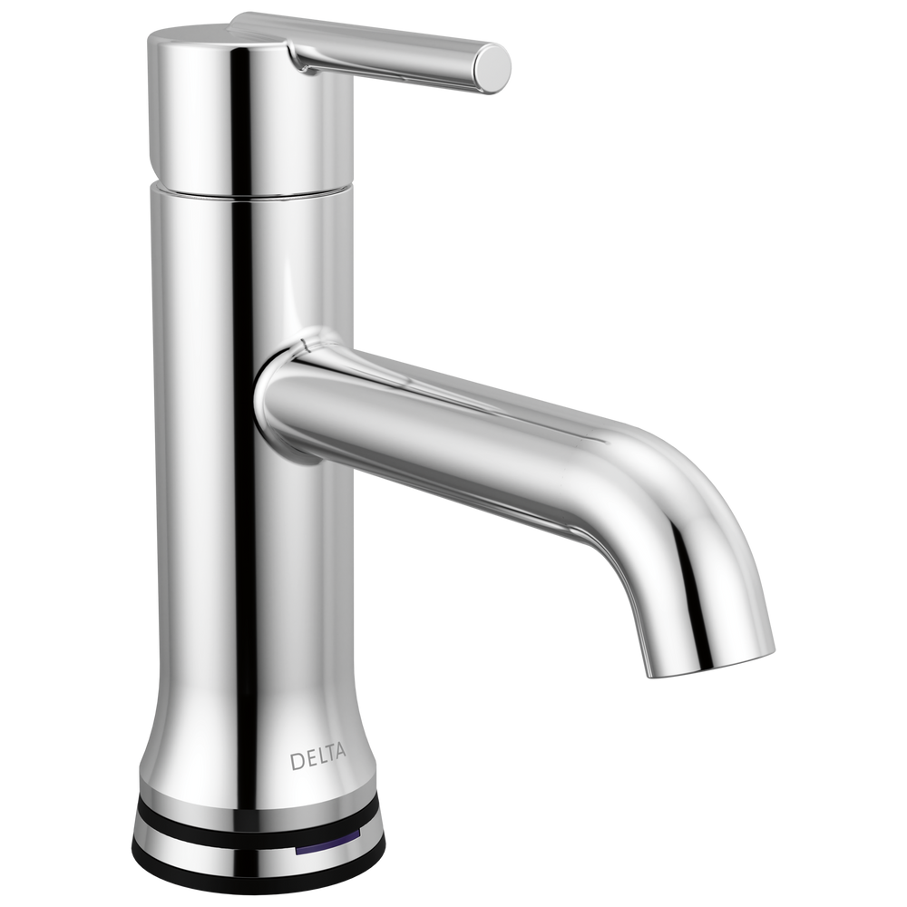 Delta Trinsic: Touch2O Bathroom Faucet with Touchless Technology - / Curve w/ Tab - DT7 / Met