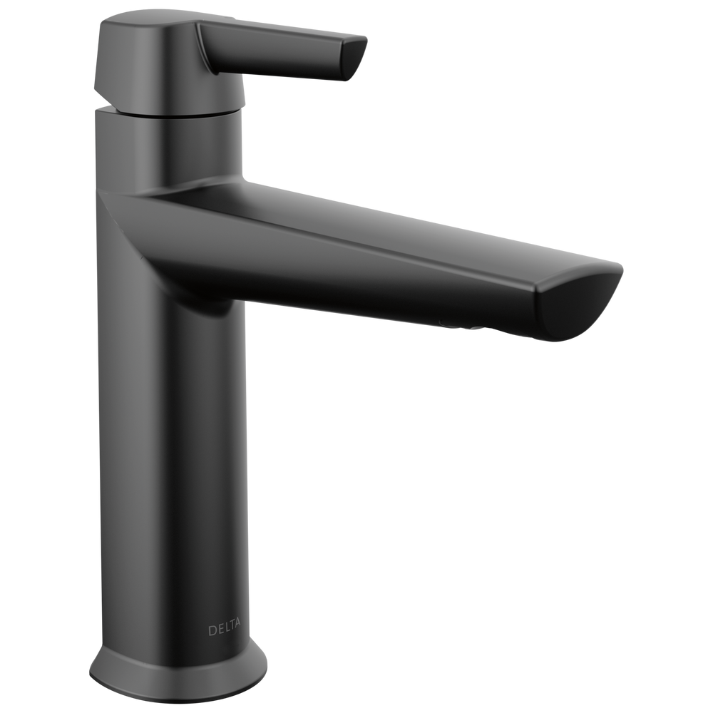 Delta Galeon: Single Handle Bathroom Faucet - / Curve w/o Tab - D6 / Less Pop-Up Drain