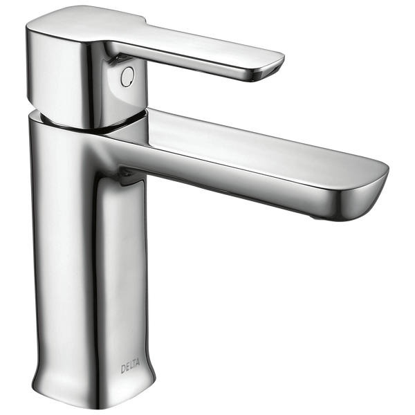 Delta Modern: Single Handle Project-Pack Bathroom Faucet - / Curve w/o Tab - D6 / Project-Pac