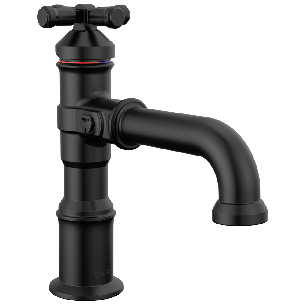 Delta Broderick: Single Handle Bathroom Faucet - / Curve w/o Tab - D6 / Standard