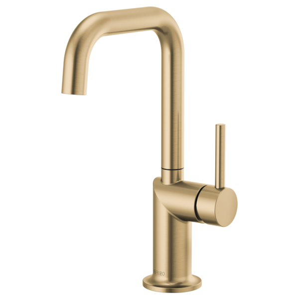 Brizo Odin: Bar Faucet with Square Spout - Less Handle - / HLB175-BL / BL5 / Less Handle