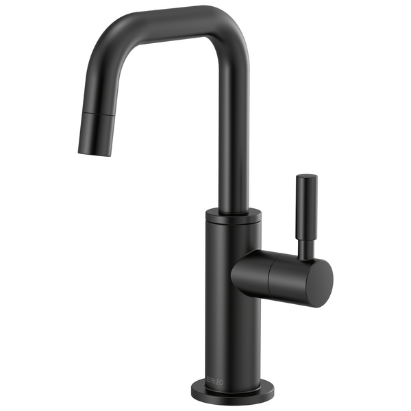 Brizo Odin: Beverage Faucet with Square Spout - / Rectangle w/ Brizo Logo - BL5 / Cold S