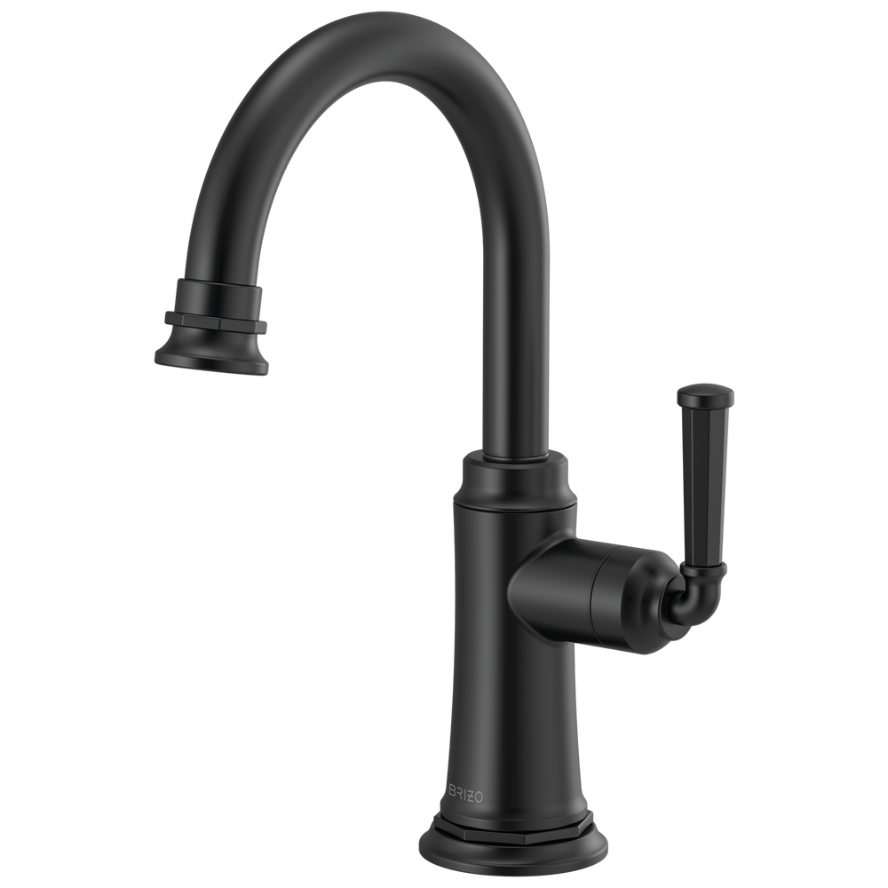 Brizo Rook: Beverage Faucet - / Rectangle w/ Brizo Logo - BL5 / Cold Spout
