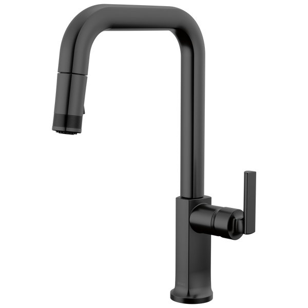 Brizo Kintsu: Pull-Down Faucet with Square Spout - Less Handle - / HLK006-BL / BL55 / Le