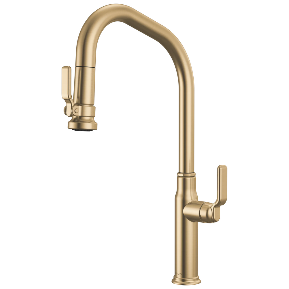 Brizo Faircroft Pull-Down Faucet with Angled Spout - Less Handle