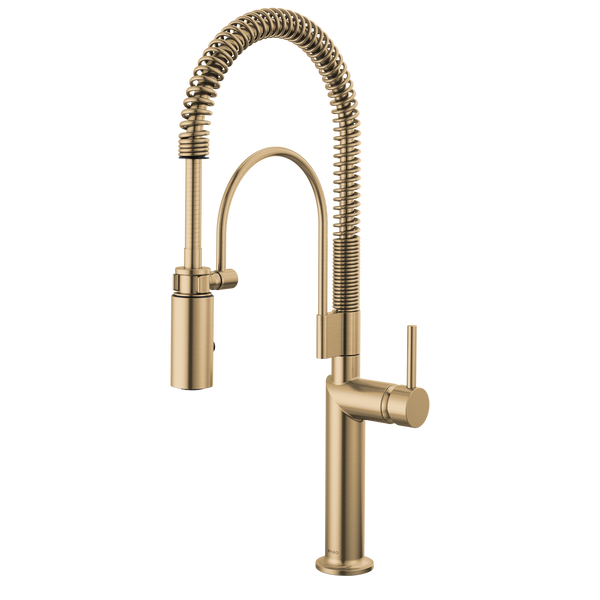 Brizo Odin: Semi-Professional Kitchen Faucet - Less Handle - / HKK175-BL / BL55 / Less H