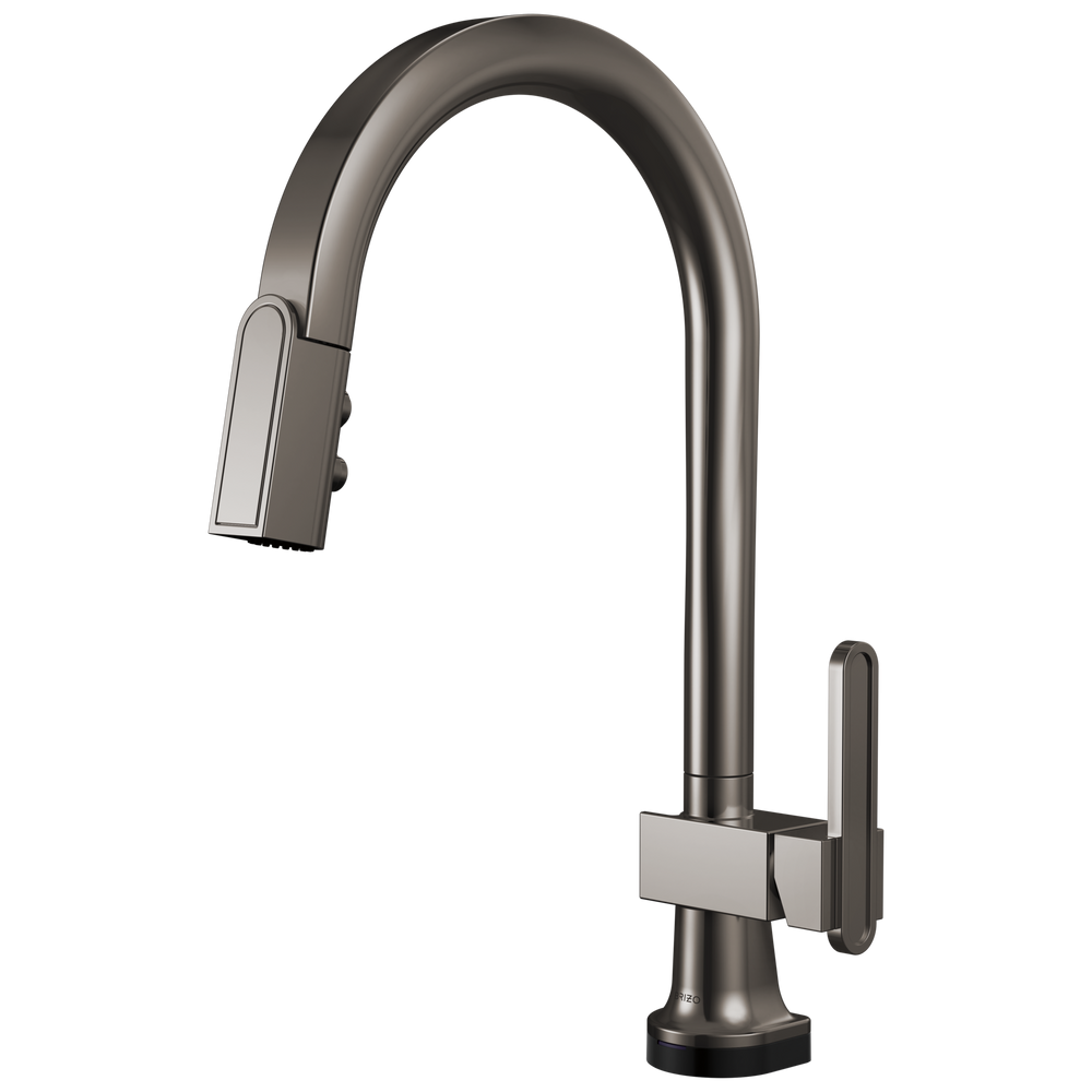 Brizo Frank Lloyd Wright: SmartTouch Pull-Down Kitchen Faucetwith Arc Spout - Less Handle - Brillian