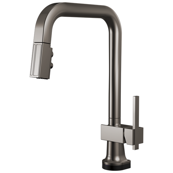 Brizo Frank Lloyd Wright: SmartTouch Pull-Down Kitchen Faucetwith Square Spout - Less Handle - Brill